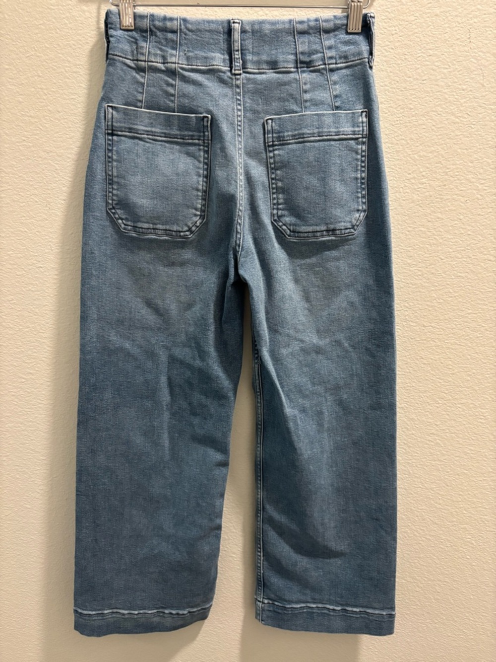 Maeve by Anthropologie The Colette Crop High-Rise Wide-Leg Jeans, size 26 - Picture 9 of 11